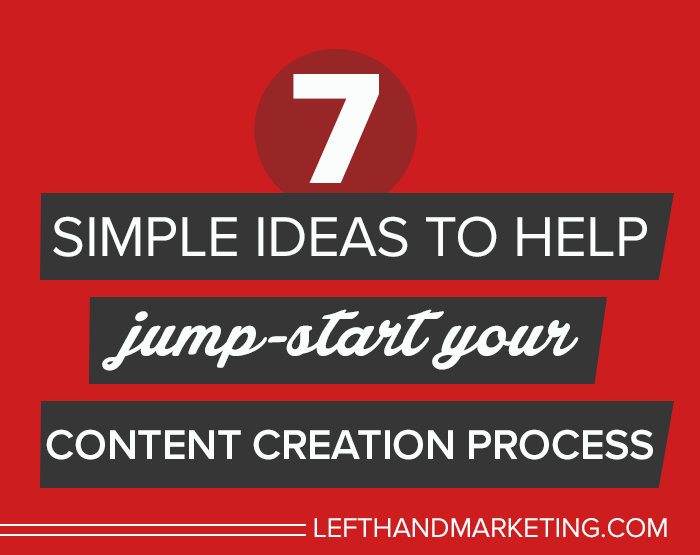 Jump-Start Your Content Creation