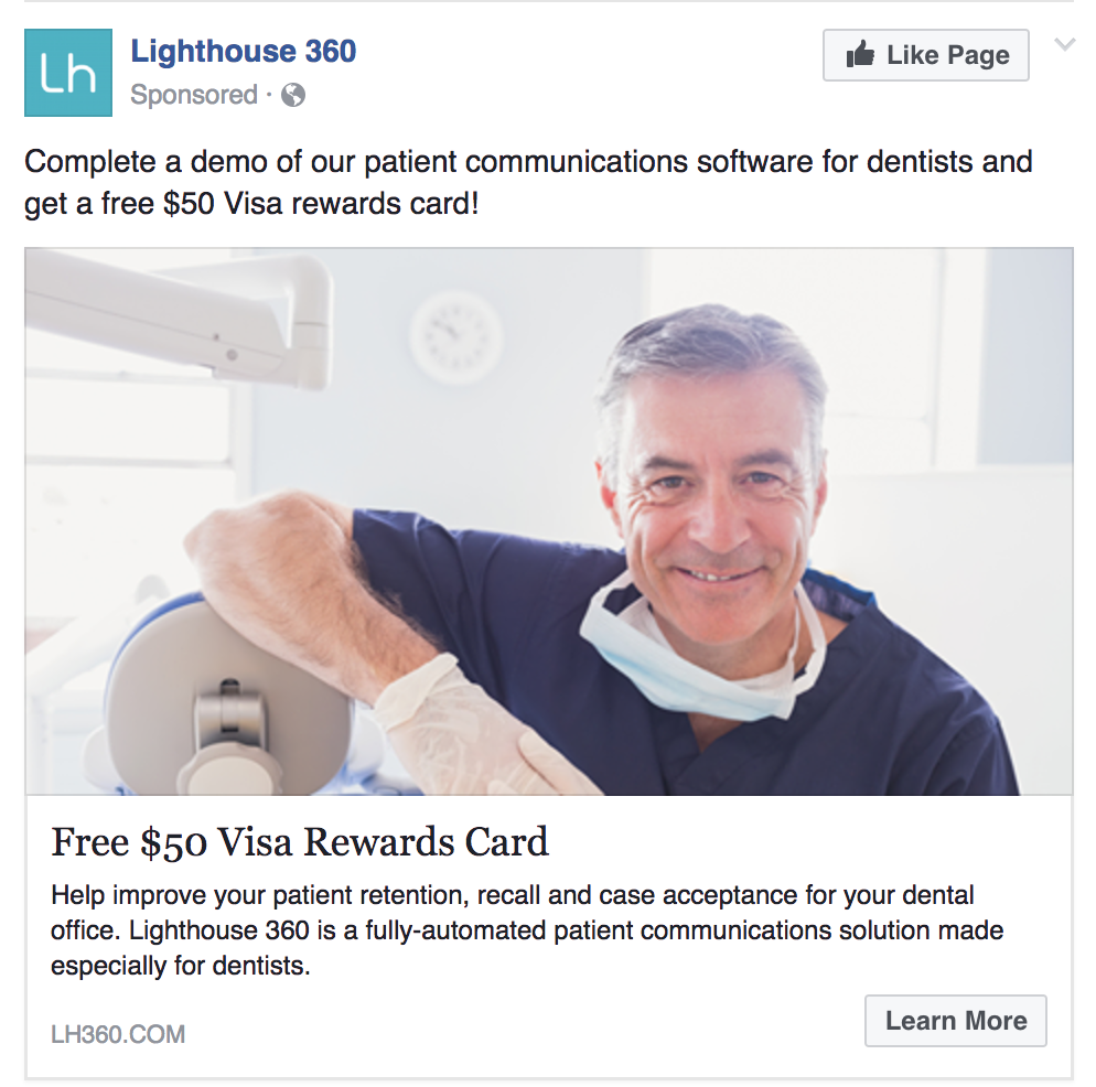 Facebook Ad Example 