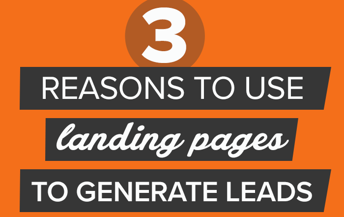 3 Reasons to Use Landing Pages
